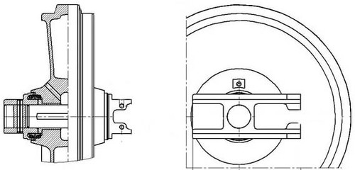 Leitrad für case - leitrad, cx16b
