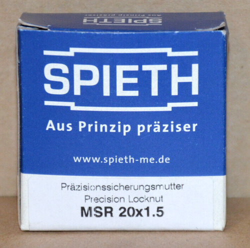 Spieth msr 20x1 stellmutter - msr, 20x1.5